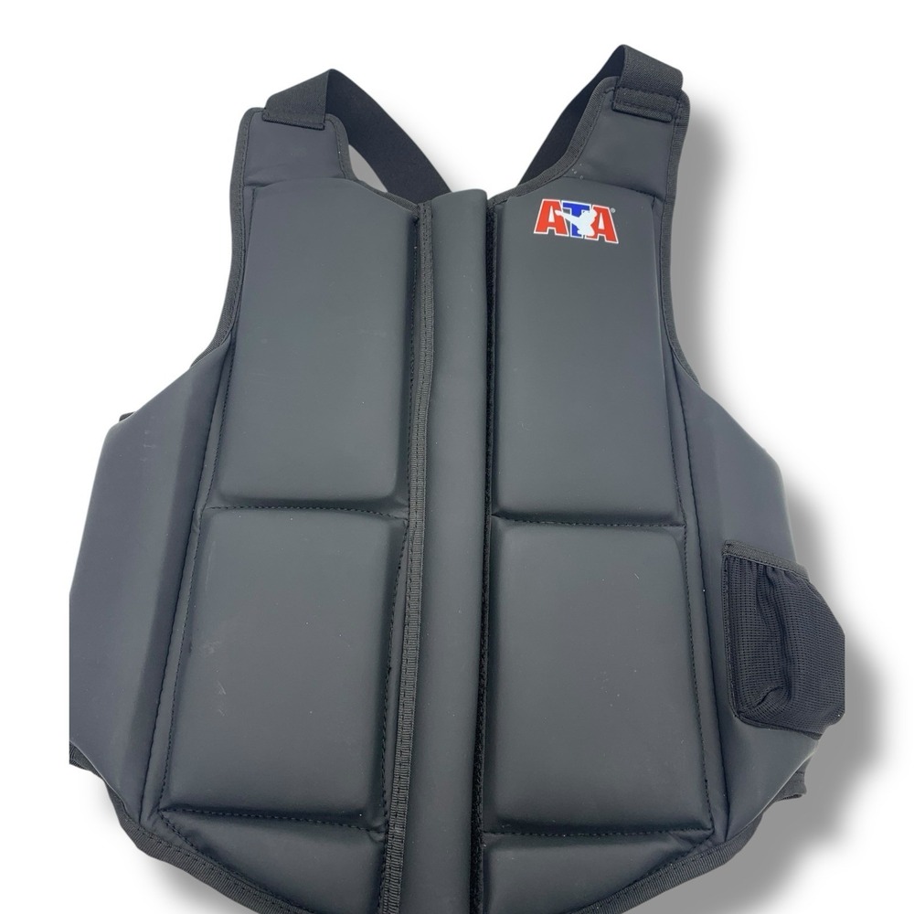 ATA Chest Protector Sparring Vest Child Size Large Martial Arts Taekwondo Karate